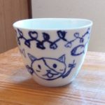 浮間子どもティーンズセンターでの染付け体験教室